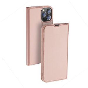 Dux Ducis Smart Wallet Rose Gold Case - For iPhone 13 Pro Max
