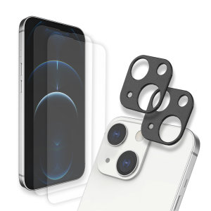 Whitestone Dome Screen & Camera Protector Twin Pack - For iPhone 13