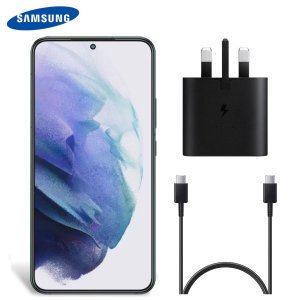Official Samsung 25W UK Wall Charger & 1m USB-C Cable - For Samsung Galaxy S22