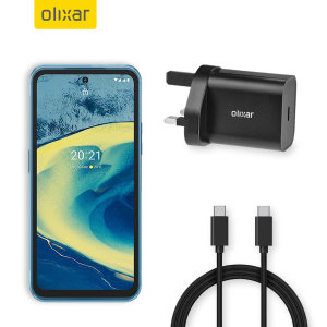 Olixar Nokia XR20 18W USB-C Fast Charger & 1.5m USB-C Cable