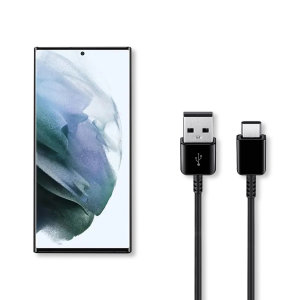 Official Samsung Galaxy S22 Ultra USB-C Charging Cable - Black 1.5m
