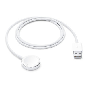 Official Apple Watch White 1M MagSafe USB-A Charging Cable - For Apple Watch Series 6