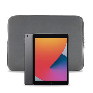 Olixar Neoprene iPad 10.2" 2020 8th Gen. Protective Sleeve  - Grey