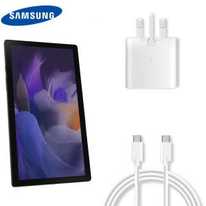 Official Samsung Galaxy Tab A8 25W USB-C Wall Charger & 1m Cable