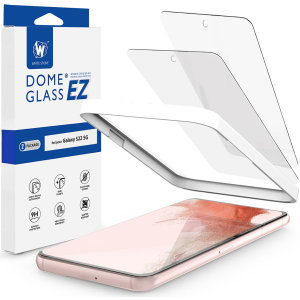 Whitestone Dome EZ Screen Protector - Twin Pack - For Samsung Galaxy S22