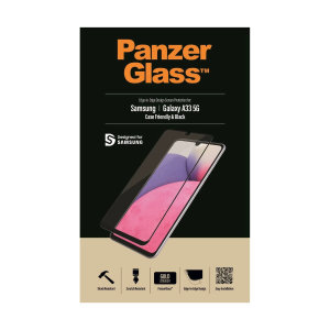 PanzerGlass Samsung Galaxy A33 Glass Screen Protector - Black