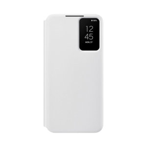Official Samsung Smart Clear View Cover White Case - For Galaxy S22