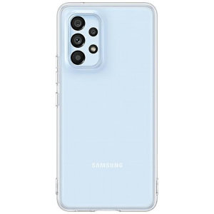 Official Samsung Galaxy A53 Soft Clear Cover Case - Transparent