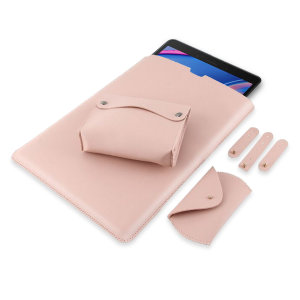Olixar Samsung Galaxy Tab S8 Sleeve & Coordinated Accessory Pack - Pink