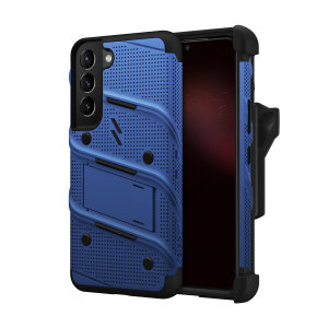Zizo Bolt Blue Case & Screen Protector - For Samsung Galaxy S22