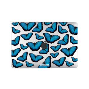 Lovecases MacBook Pro 16" 2021 Gel Case - Blue Butterfly