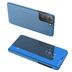 Clear View Blue Case - For Samsung Galaxy S21 FE