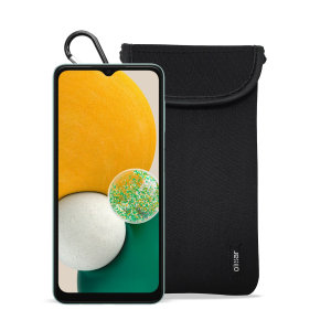 Olixar Black Neoprene Pouch with Card Slot - For Samsung Galaxy A13 5G