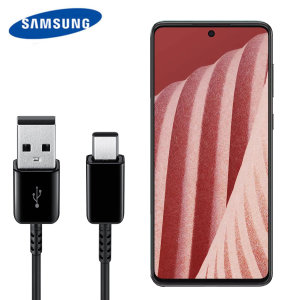 Official Samsung Black 1.5m USB-C Charging Cable - For Samsung Galaxy A73