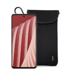 Olixar Neoprene Black Pouch with Card Slot - For Samsung Galaxy A73