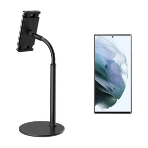 Olixar ShortArm Black Desk Holder - For Samsung Galaxy S22 Ultra