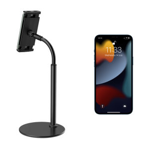 Olixar ShortArm Black Desk Holder - For iPhone 13 Pro
