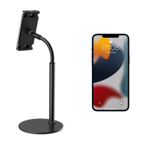 Olixar ShortArm Black Desk Clamp Holder - For iPhone 13