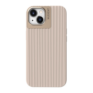 Nudient Bold Linen Beige Case - For Apple iPhone 13
