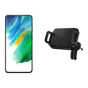 Official Samsung 9W Wireless Charger Air Vent Black Car Holder - For Samsung Galaxy S21 FE