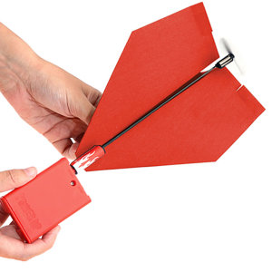 PowerUp 2.0 Electric Paper Airplane - Red