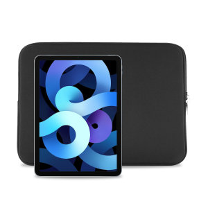 Olixar Neoprene Black Sleeve - For iPad Air 5 10.9" 2022