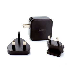 Olixar Super Fast 65W GaN USB A and USB-C Wall Charger With Super Fast Braided USB-C to C Cable - For Samsung Galaxy S22 Plus