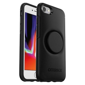 Otterbox Pop Symmetry Black Bumper Case - For iPhone SE 2020