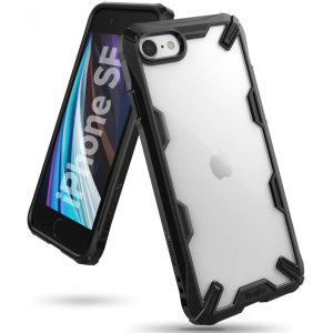 Ringke Fusion X Black Tough Case - For iPhone SE 2022