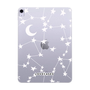 Lovecases White Stars And Moon Gel Case - For iPad Air 5 10.9" 2022