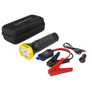 Scosche PowerUp 600 Portable Car Jump Starter With Power Bank and Torch - Black