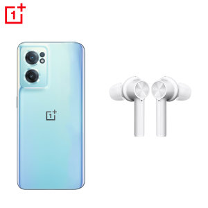 Official OnePlus White Buds Z Earphones - For OnePlus Nord CE 2 5G