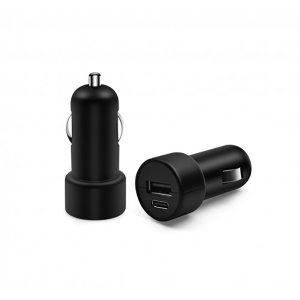 Pama USB-C Power Delivery & QC 3.0 Dual Port 36W Fast Car Charger - Black