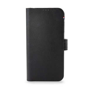 Decoded Black Detachable Leather Wallet Case - For iPhone 13 Pro Max