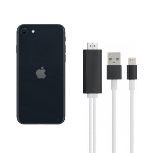 Aquarius USB-C HDMI Adapter 1080p Black - For iPhone SE 2022