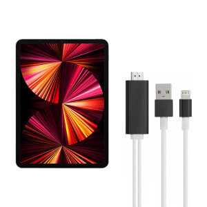 Aquarius 1080p HDMI Adapter with USB-A and Lightning - For iPad Pro 2021