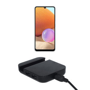 Aquarius 4-Port USB 2.0 Black Hub and Phone Stand - Samsung Galaxy A32