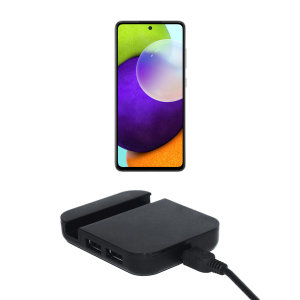Aquarius 4-Port USB 2.0 Black Hub and Phone Stand - Samsung Galaxy A52