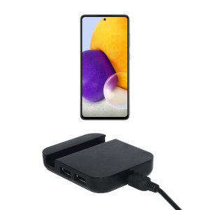 Aquarius 4-Port USB 2.0 Black Hub and Phone Stand - Samsung Galaxy A72