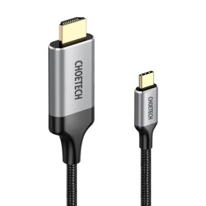 Choetech 2m 4K 60 HZ USB-C To HDMI Thunderbolt 3 Cable - Black