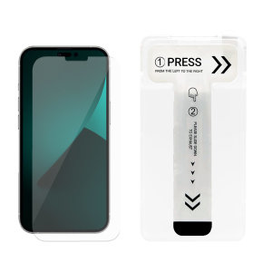Olixar Easy Fit Tempered Glass Screen Protector - For iPhone 14