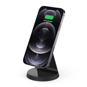 Belkin 20W Magnetic MagSafe Wireless Black Charger Stand - For iPhone 12 Pro