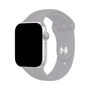 Olixar Grey Silicone Sport Strap - For Apple Watch Series 7 45mm