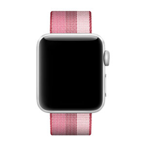 Olixar Berry Pink Nylon Fabric Sports Loop - For Apple Watch Series 3 38mm