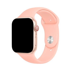 Olixar Pink Silicone Sport Strap - For Apple Watch Series 5 44mm