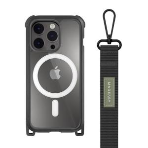 SwitchEasy Odyssey+ MagSafe Black Case With Strap - For iPhone 14 Pro