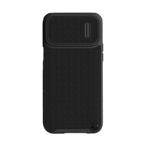 Nillkin Black Textured Silicone Privacy Case - For iPhone 14 Pro