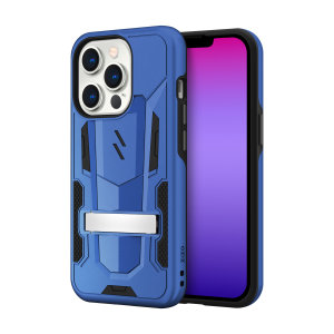 Zizo Transform Tough Blue Case with Kickstand - For iPhone 14 Pro