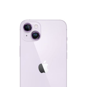 Olixar Purple Metal Ring Camera Lens Protector - For iPhone 14 Plus