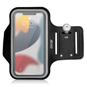 Olixar Running & Fitness Armband Black Holder - For iPhone 14